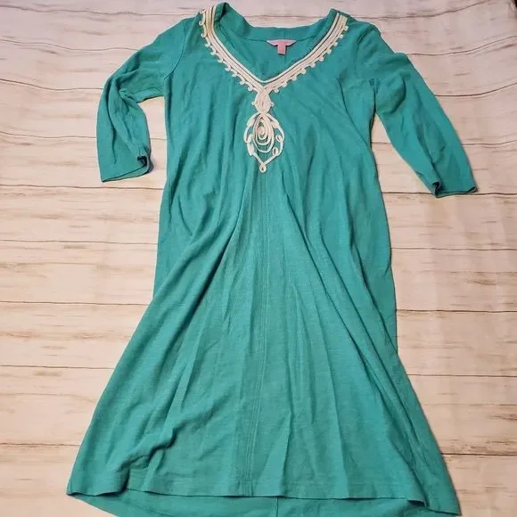 green emerald velvet dress Lilly Pulitzer Fresia Stretch Maxi Shift Dress main image 1